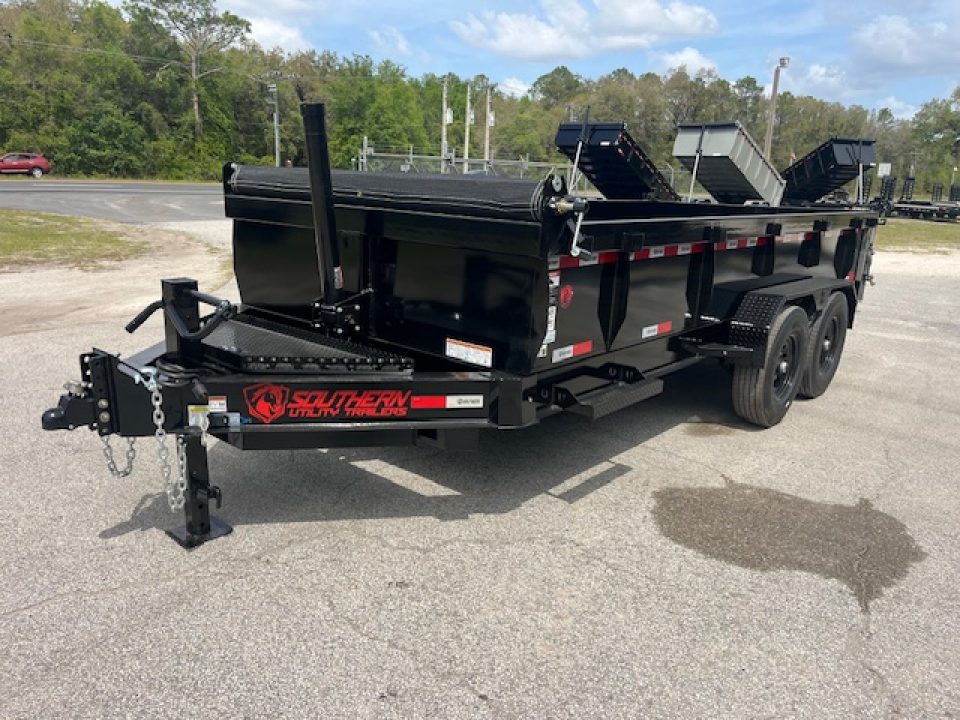 New 2026 Southern Utility 7x16x2 14K Telescopic Dump Trailer