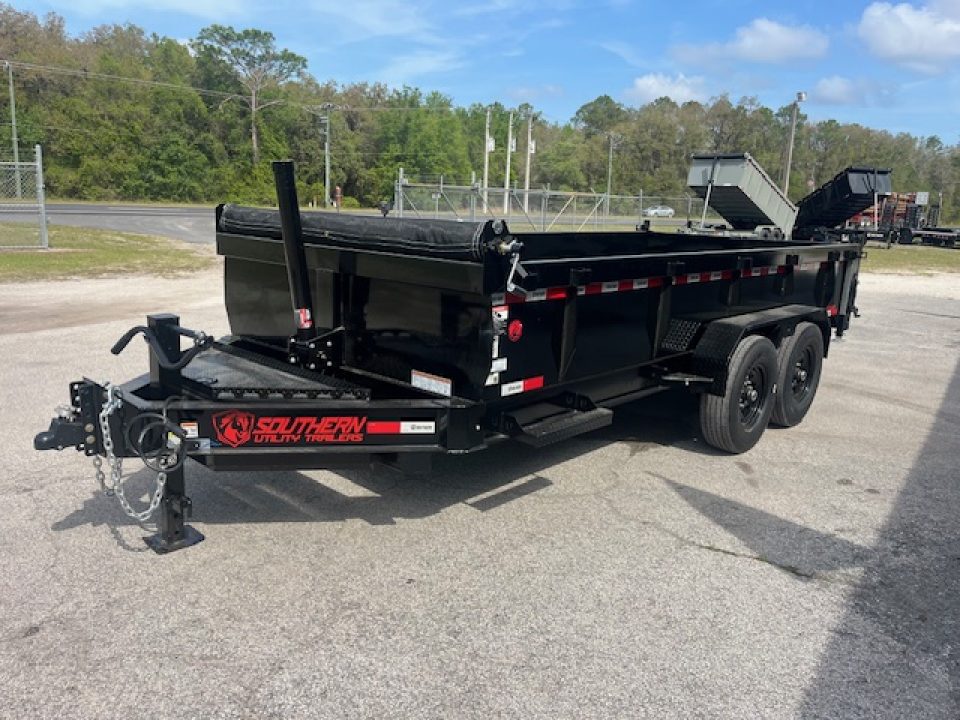 New 2026 Southern Utility 7x16x2 14K Telescopic Dump Trailer