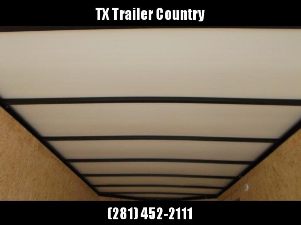 New 2026 Covered Wagon Trailers 7x16 Cargo Trailer / Enclosed Trailer / 6'6" Interior / Extra Wide Ramp / 48" RV Door / .080 Silver Poly Core