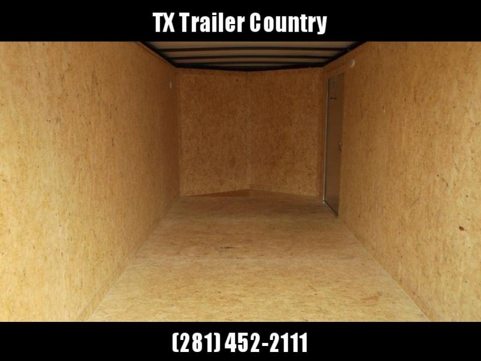 New 2026 Covered Wagon Trailers 7x16 Cargo Trailer / Enclosed Trailer / 6'6" Interior / Extra Wide Ramp / 48" RV Door / .080 Silver Poly Core