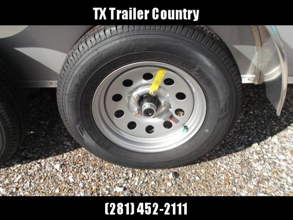 New 2026 Covered Wagon Trailers 7x16 Cargo Trailer / Enclosed Trailer / 6'6" Interior / Extra Wide Ramp / 48" RV Door / .080 Silver Poly Core