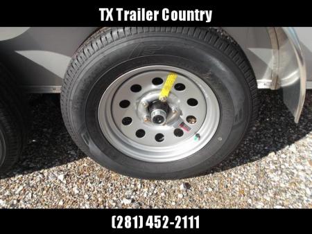 New 2026 Covered Wagon Trailers 7x16 Cargo Trailer / Enclosed Trailer / 6'6" Interior / Extra Wide Ramp / 48" RV Door / .080 Silver Poly Core
