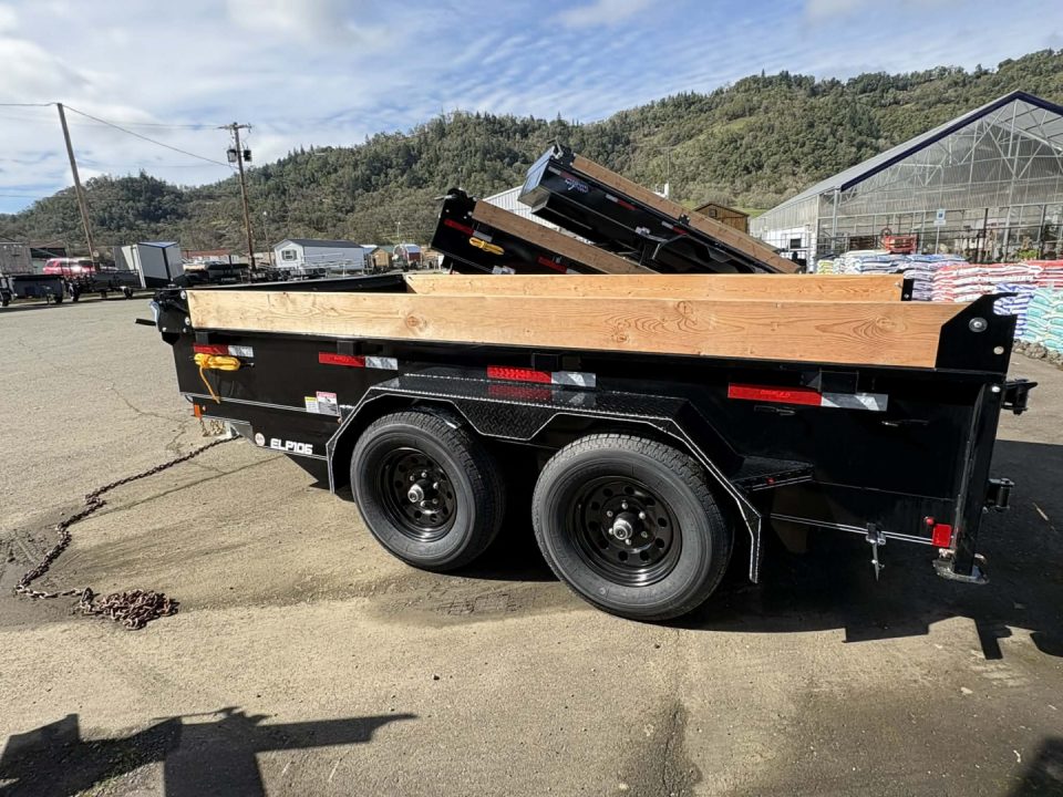 New DUMP 2026 DOUBLE A ELP106-12 6X12 10,000 GVWR TANDEM AXLE TRAILER