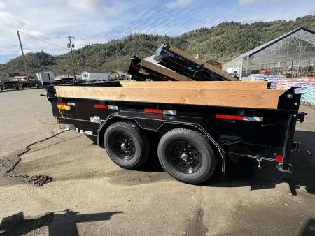 New DUMP 2026 DOUBLE A ELP106-12 6X12 10,000 GVWR TANDEM AXLE TRAILER