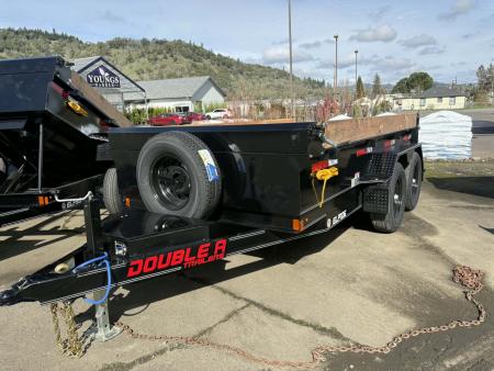 New DUMP 2026 DOUBLE A ELP106-12 6X12 10,000 GVWR TANDEM AXLE TRAILER