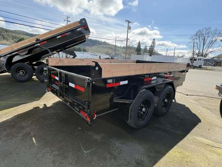 New DUMP 2026 DOUBLE A ELP106-12 6X12 10,000 GVWR TANDEM AXLE TRAILER