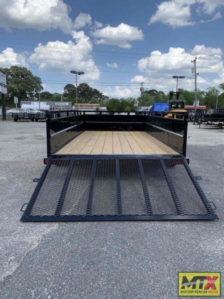New 2026 Big Tex Trailers 14' 70TV w/' Solid Sides & 4' Gate Utility Trailer