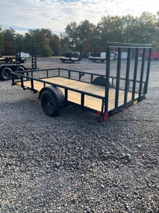 New 2026 Big Tex Trailers 6x10 35SA w/ 4' Spring Assist Gate Utility Trailer