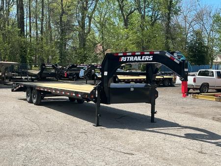 New 2026 PJ Trailers 102  x 30' Low-Pro Flatdeck With Singles (LS) Flatbed Trailer