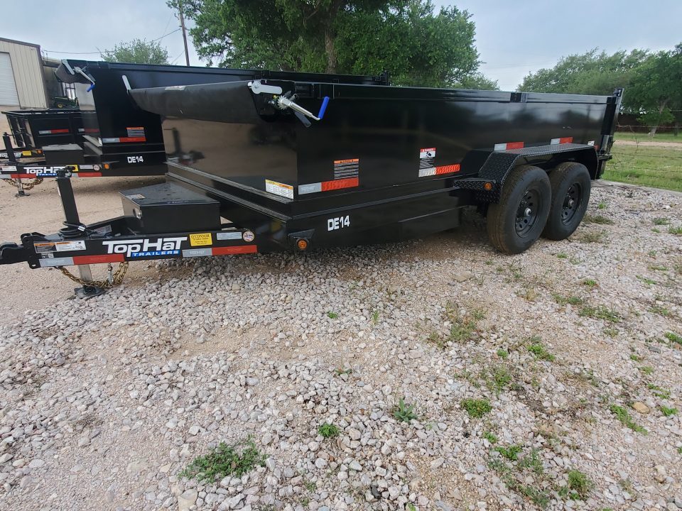 New 2026 Top Hat Trailers DE1 Dump Trailer