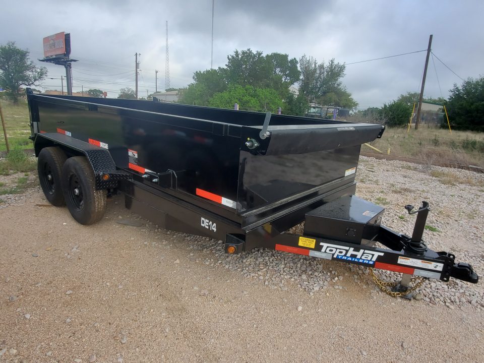 New 2026 Top Hat Trailers DE1 Dump Trailer