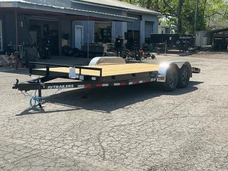 New 2026 PJ Trailers 18' x 83" - 5 in. Channel Carhauler (C5) 7K GVWR Car / Racing Trailer