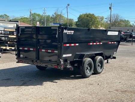 New 2026 PJ Trailers 83" x 16' Low-Pro High Side Telescopic (DT1) 15.4K GVWR Dump Trailer