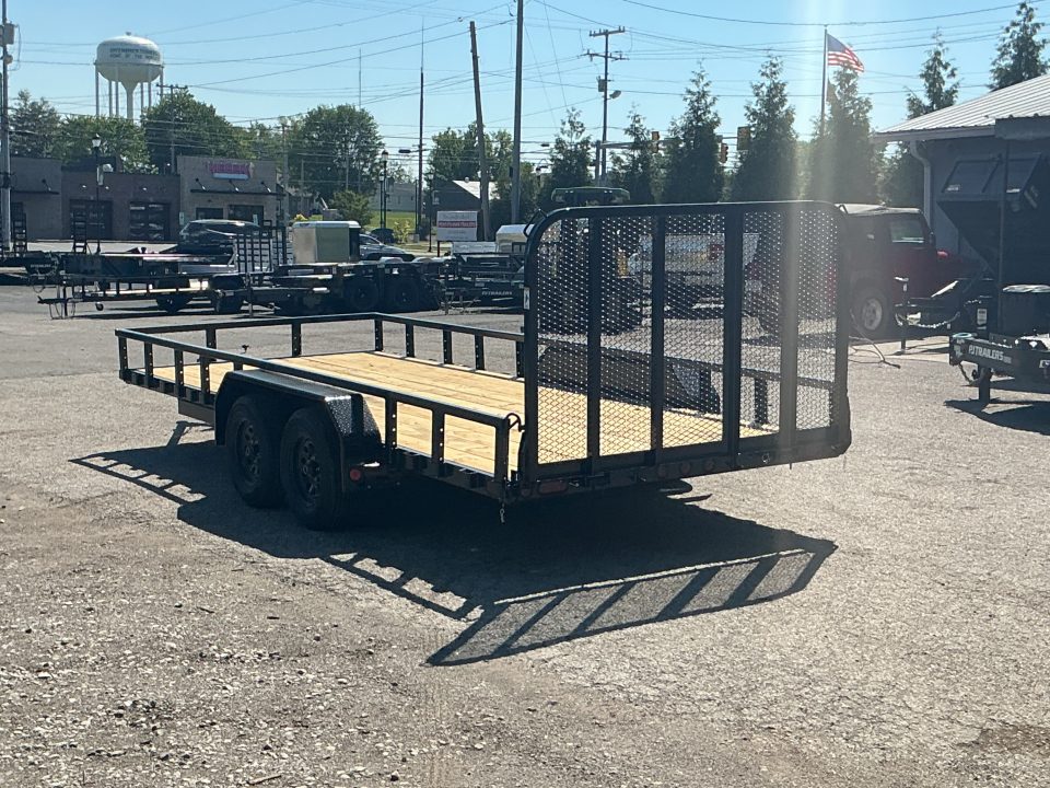 New 2026 PJ Trailers 83" x 18' Tandem Axle Channel (UL) Utility Trailer