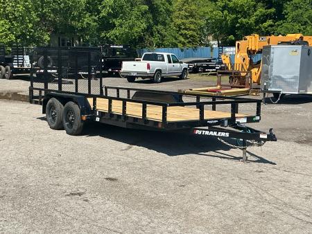 New 2026 PJ Trailers 83  x 18' Tandem Axle Channel (UL) Utility Trailer