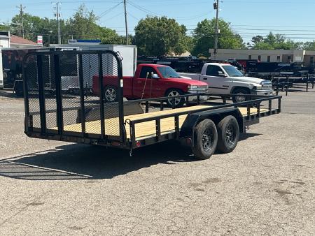 New 2026 PJ Trailers 83" x 18' Tandem Axle Channel (UL) Utility Trailer