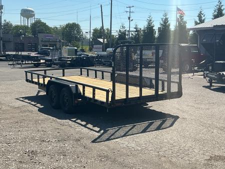 New 2026 PJ Trailers 83" x 18' Tandem Axle Channel (UL) Utility Trailer