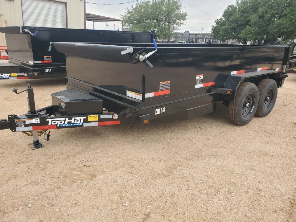 New 2026 Top Hat Trailers DE1 Dump Trailer