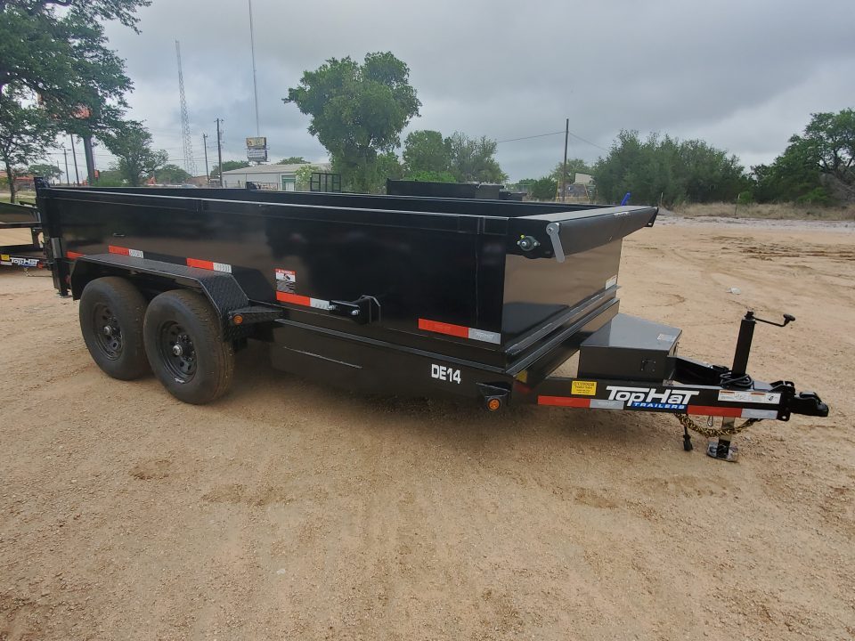 New 2026 Top Hat Trailers DE1 Dump Trailer