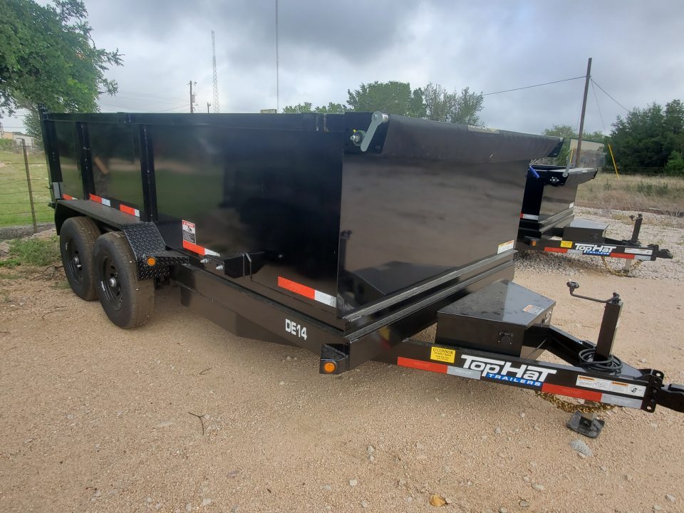 New 2026 Top Hat Trailers DE14 Dump Trailer