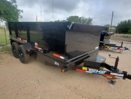 New 2026 Top Hat Trailers DE14 Dump Trailer