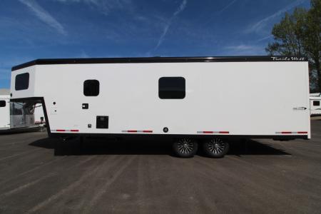 New 2027 Trails West Freeride 24' GN Toy Hauler Snowmobile Living Quarters Trailer w/ Solar - Fuel Cell