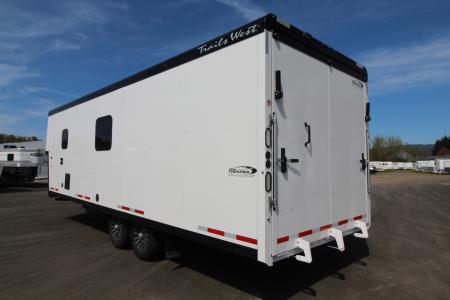 New 2027 Trails West Freeride 24' GN Toy Hauler Snowmobile Living Quarters Trailer w/ Solar - Fuel Cell