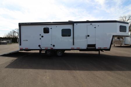 New 2027 Trails West Freeride 24' GN Toy Hauler Snowmobile Living Quarters Trailer w/ Solar - Fuel Cell
