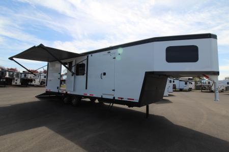 New 2027 Trails West Freeride 24' GN Toy Hauler Snowmobile Living Quarters Trailer w/ Solar - Fuel Cell