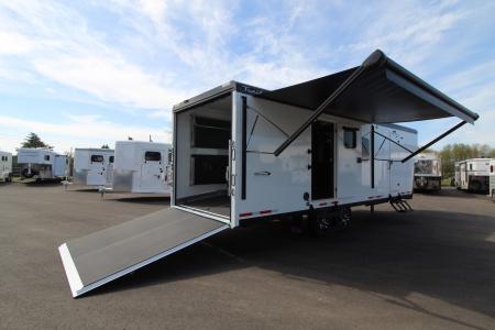 New 2027 Trails West Freeride 24' GN Toy Hauler Snowmobile Living Quarters Trailer w/ Solar - Fuel Cell