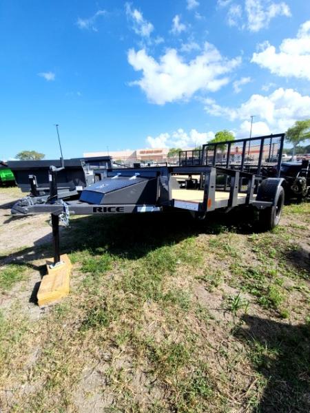 New 2026 Rice Trailers RS7610 Utility Trailer 76"X10'