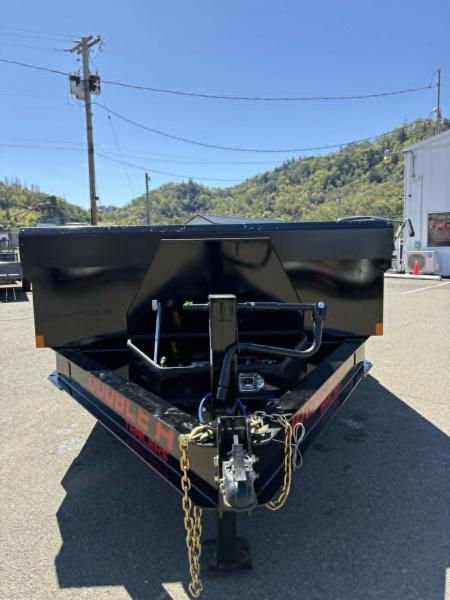 New DUMP 2026 DOUBLE A LP147-14 7X14 HEAVY DUTY LOW PROFILE 14000 GVWR TRAILER