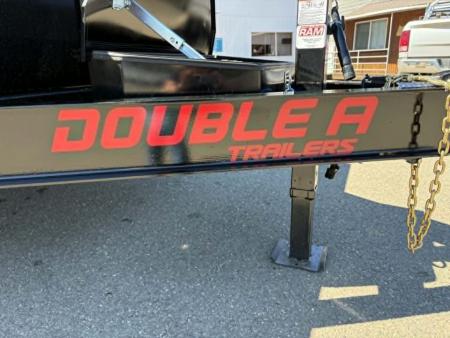 New DUMP 2026 DOUBLE A LP147-14 7X14 HEAVY DUTY LOW PROFILE 14000 GVWR TRAILER