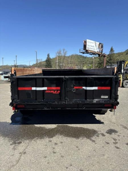 New DUMP 2026 DOUBLE A LP147-14 7X14 HEAVY DUTY LOW PROFILE 14000 GVWR TRAILER