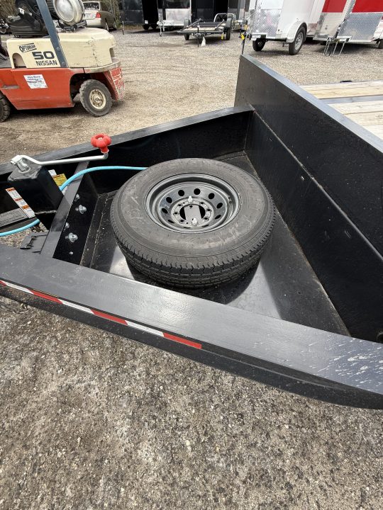 Used 2025 Big Tex Trailers 30 Ft. Gooseneck Flatbed Trailer with Mega Ramps