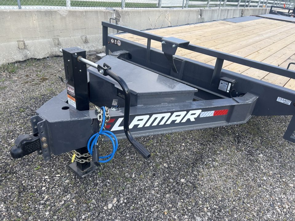 New 2026 Lamar Trailers 102 IN X 24 FT DECK OVER FULL WIDTH RHINO RAMPS 14K GVWR