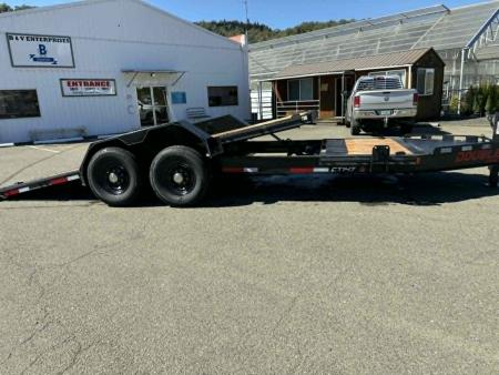 New SPLIT-TILT 2027 DOUBLE A CT147-20 82 X20' EQUIPMENT TRAILER