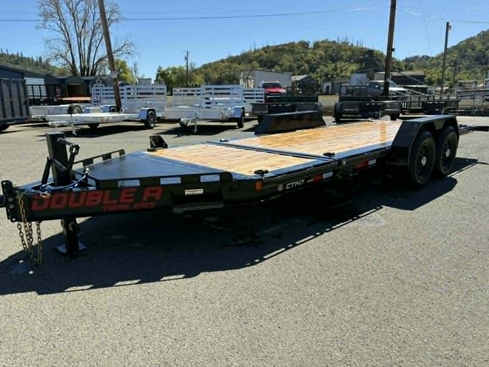 New SPLIT-TILT 2027 DOUBLE A CT147-20 82"X20' EQUIPMENT TRAILER