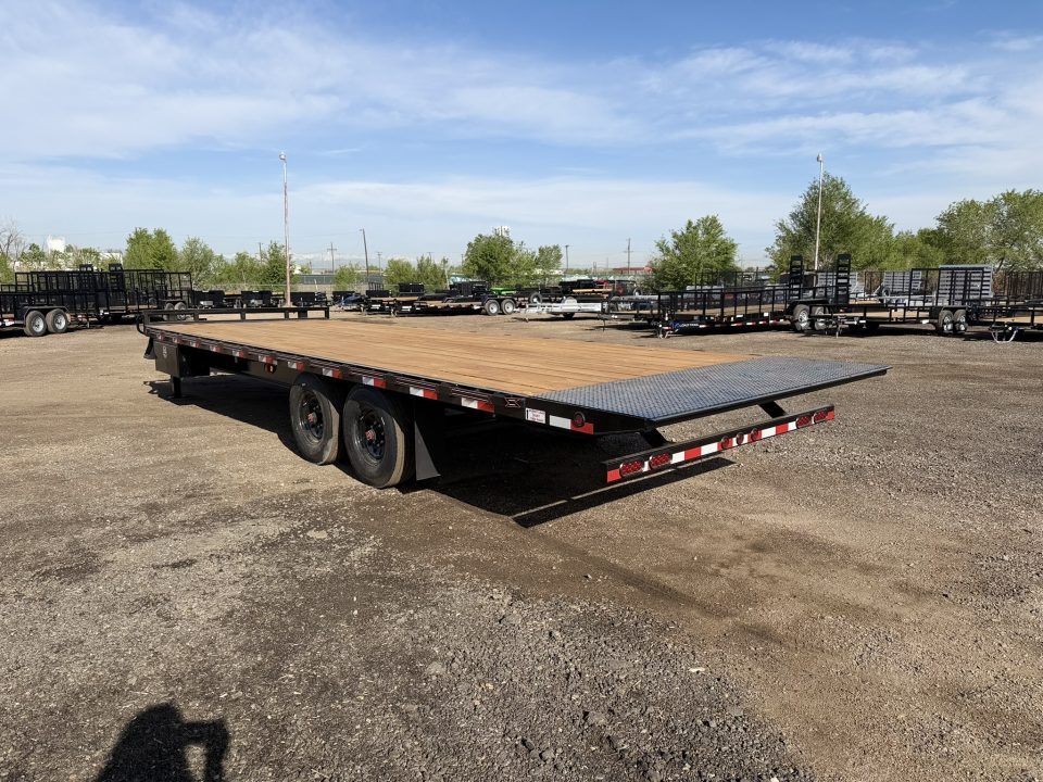 New 2026 Diamond T 8.5-26 Single Wheel Tilting Deckover Equipment Hauler 17.5K GVWR
