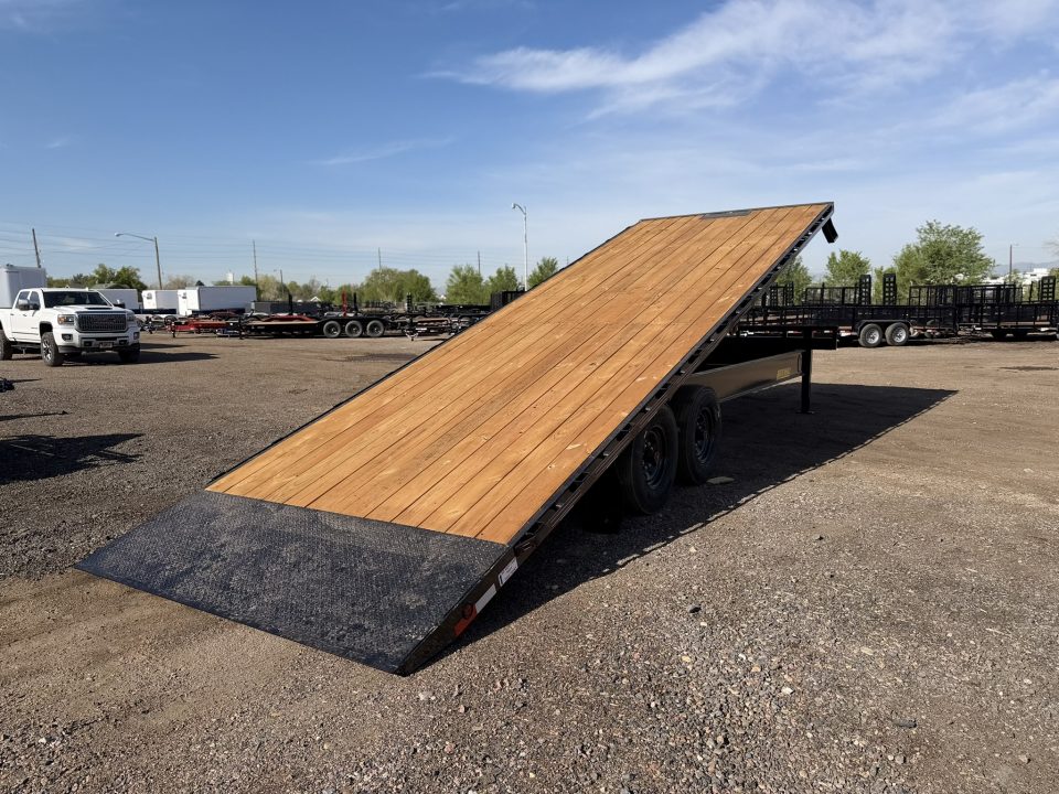 New 2026 Diamond T 8.5-26 Single Wheel Tilting Deckover Equipment Hauler 17.5K GVWR