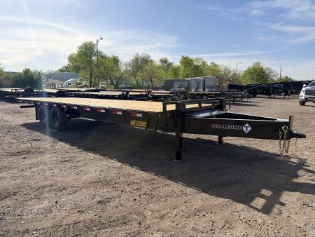 New 2026 Diamond T 8.5-26 Single Wheel Tilting Deckover Equipment Hauler 17.5K GVWR