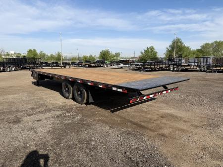 New 2026 Diamond T 8.5-26 Single Wheel Tilting Deckover Equipment Hauler 17.5K GVWR