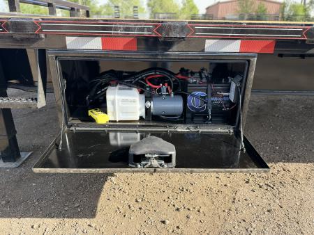 New 2026 Diamond T 8.5-26 Single Wheel Tilting Deckover Equipment Hauler 17.5K GVWR