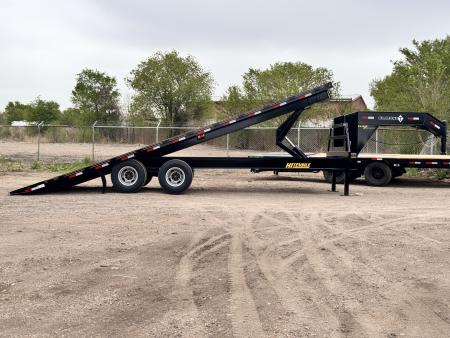 New 2026 Diamond T 8.5-25 Tandem Dual Deckover Tilt Gooseneck Equipment Hauler 24K GVWR