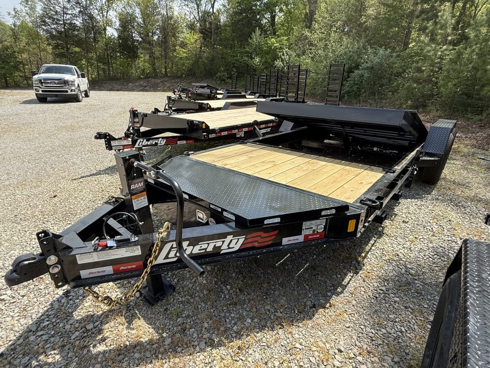New 2026 Liberty LT14K 20’ Tilt Trailer, FORK HOLDERS, I-BEAM, TOOLBOX