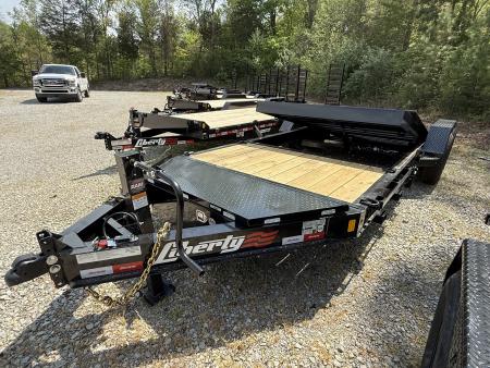 New 2026 Liberty LT14K 20’ Tilt Trailer, FORK HOLDERS, I-BEAM, TOOLBOX