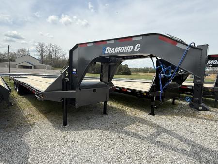New 2026 Diamond C FMAX 210 32’ Flatbed Trailer, HYDRAULIC JACKS AND DOVETAIL, ALUMINUM OUTER WHEELS