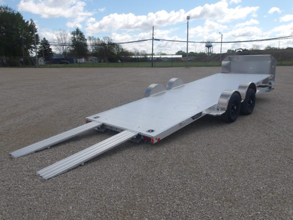 New 2027 Aluma 8220H-LP-TILT-TA-EL-R 81x20 Car Hauler