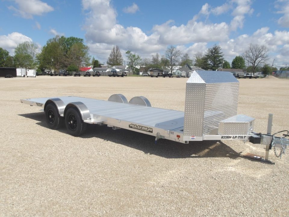 New 2027 Aluma 8220H-LP-TILT-TA-EL-R 81x20 Car Hauler