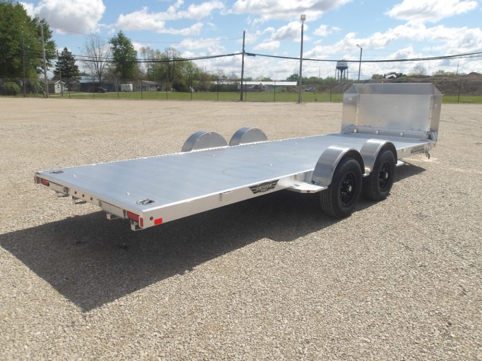 New 2027 Aluma 8220H-LP-TILT-TA-EL-R 81x20 Car Hauler